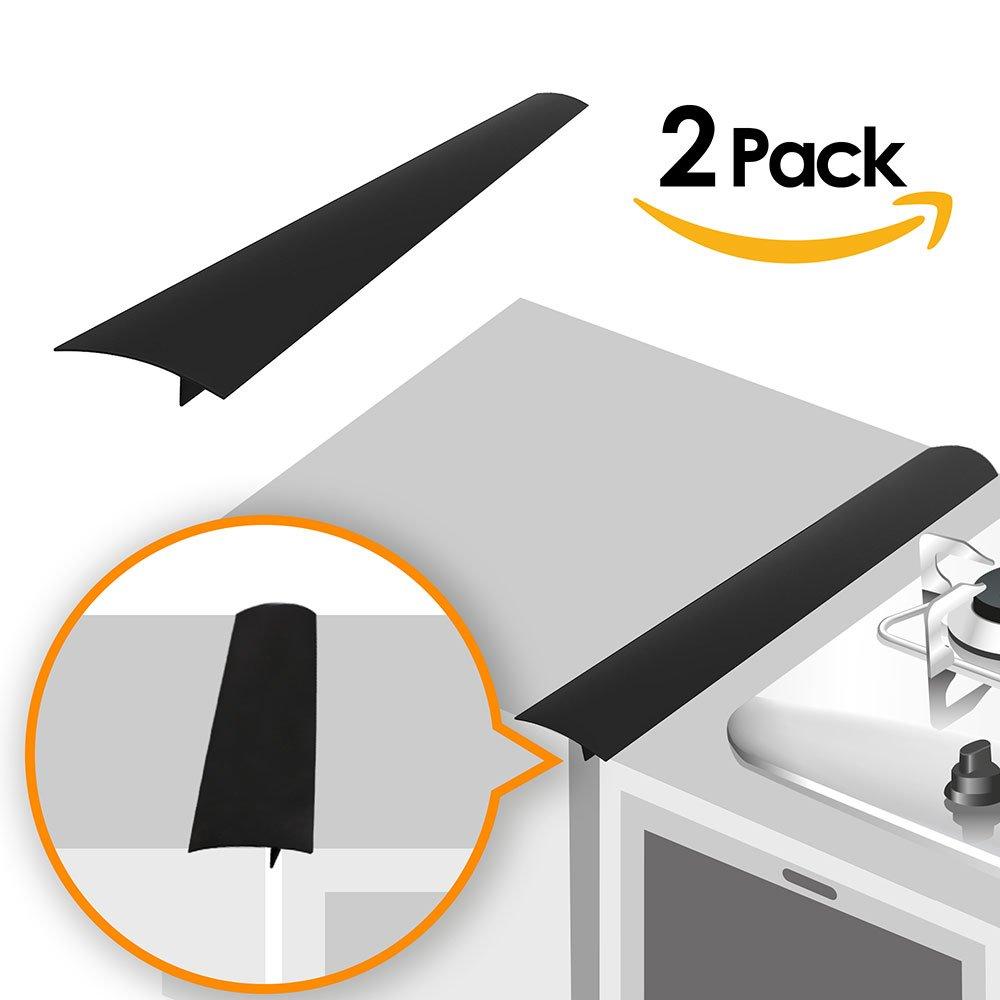 Изображение товара: Силиконовая решетка для плиты, термостойкая, крышка зазора, 2 упаковки