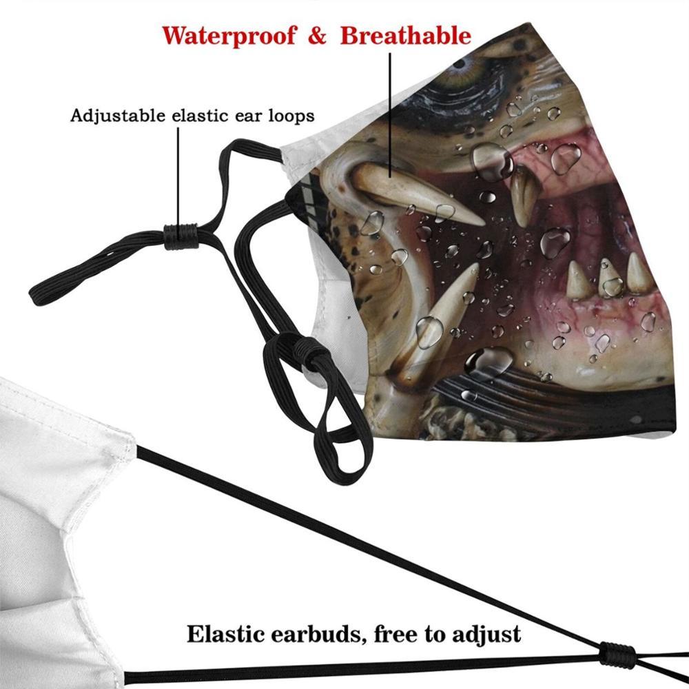 Изображение товара: Охотник рот печати многоразовые Pm2.5 фильтр DIY рот Маска Дети Арни Охотник 80S 90S джунгли монстр