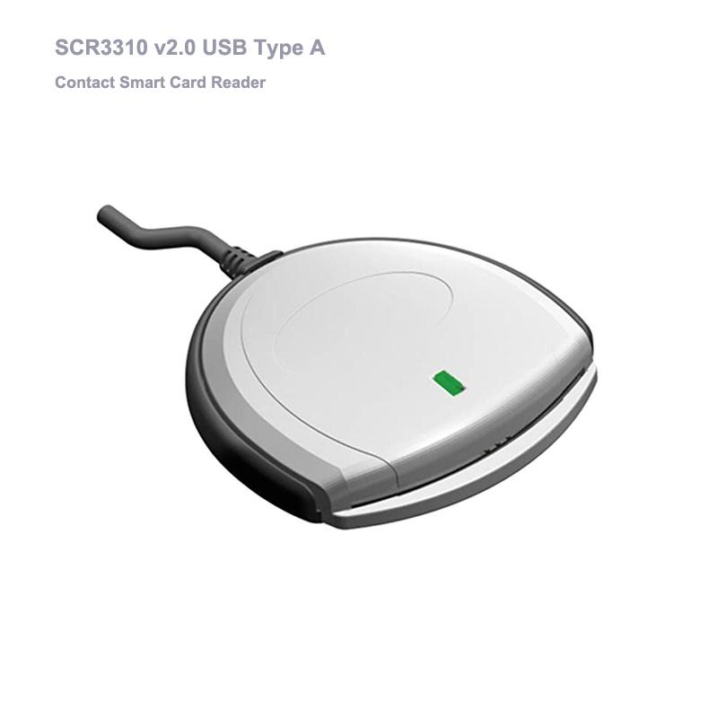 Изображение товара: Считыватель смарт-карт SCR3310 v2.0 PC/SC, устройство для чтения ID-карт, ISO 100, тип A, 7816 шт.