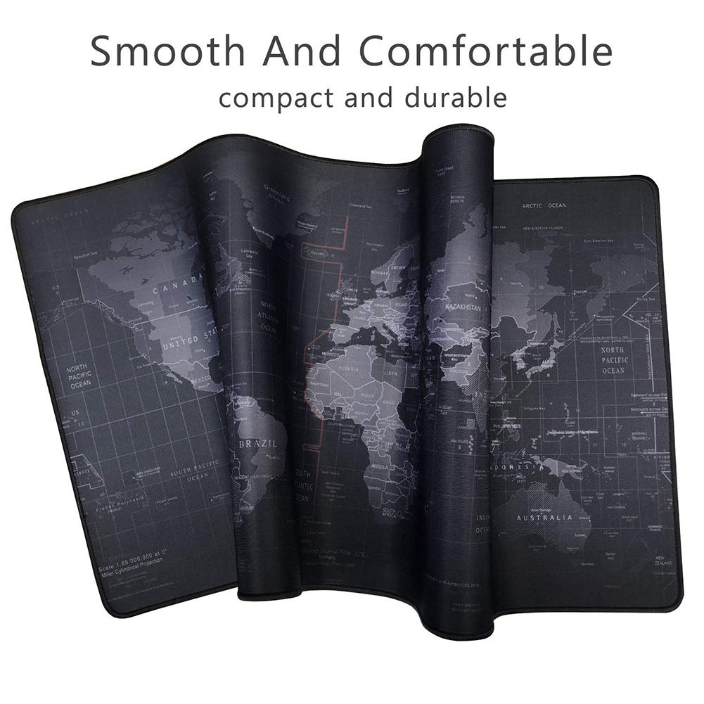 Изображение товара: World Map Pattern Thicken Rubber Laptop Computer Gaming Mouse Keyboard Pad Mat