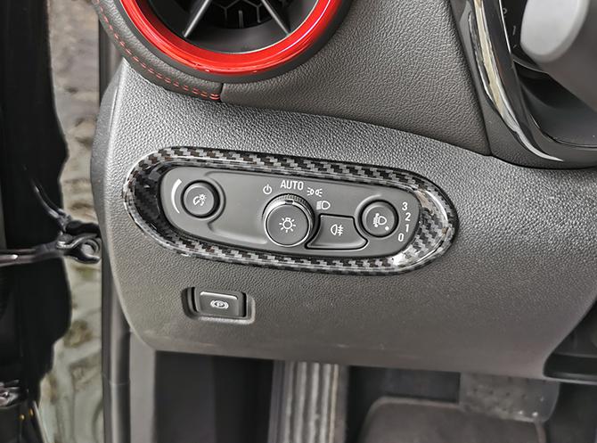 Изображение товара: Стильная Внутренняя крышка переключателя фары из углеродного волокна для Chevrolet Blazer 2019 2020