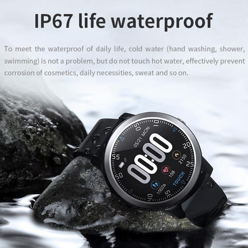 Изображение товара: Смарт-часы E101 ЭКГ Bluetooth вызовы сообщения умный Браслет фитнес-трекер артериальное давление водонепроницаемые спортивные Смарт-часы для телефона