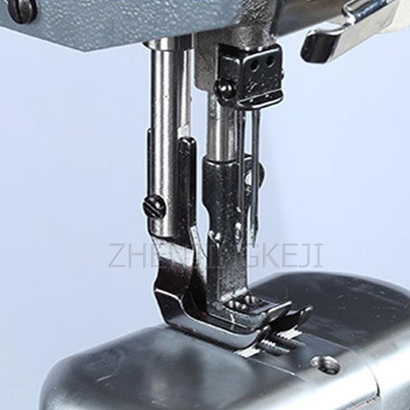 Изображение товара: Маленькая Двойная игла колонна швейная машина промышленная кожа для швейной машины плоская шва кожаные сапоги для верховой езды швейные инструменты 250W