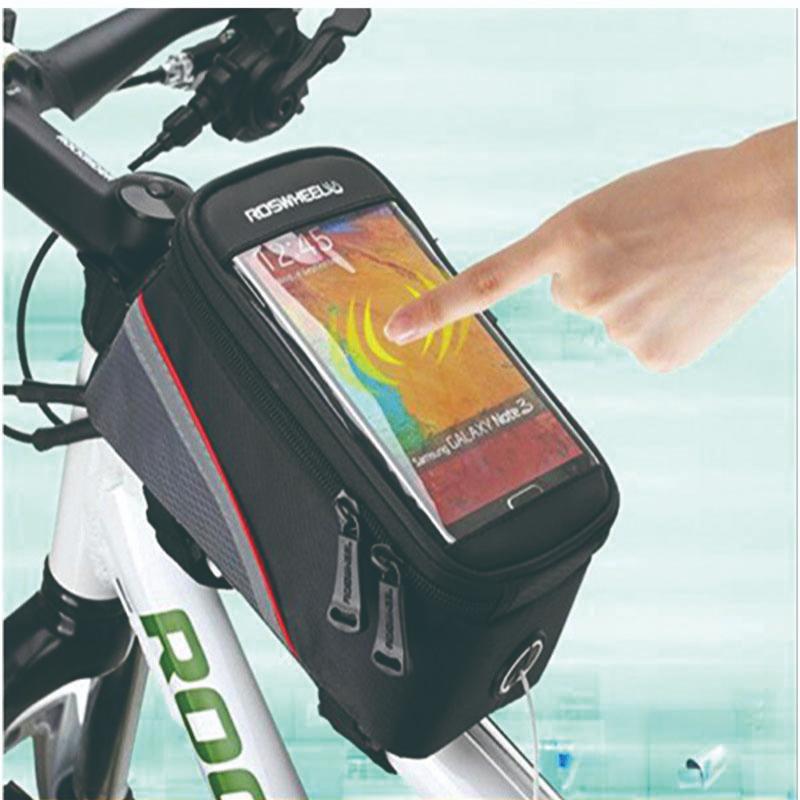 Изображение товара: Универсальный водонепроницаемый велосипедный держатель для телефона, аксессуары для сенсорных экранов, сумки для телефонов IPhone, Samsung, держатель для телефонов