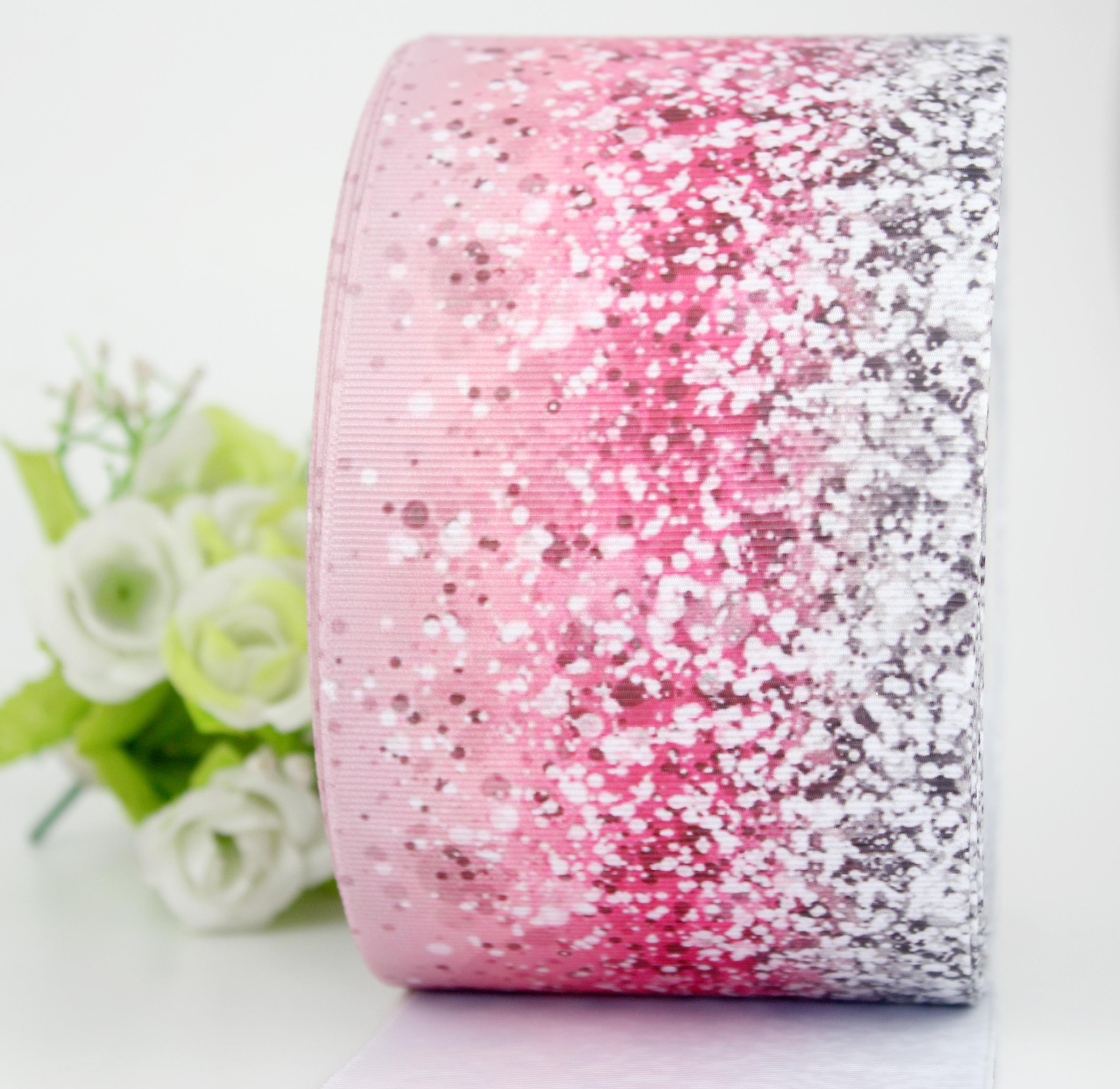 Изображение товара: Розовый Магия печатная корсажная лента 16-75 мм DIY материалы ручной работы, свадебные аксессуары для волос, подарочная упаковка лента, тесьма