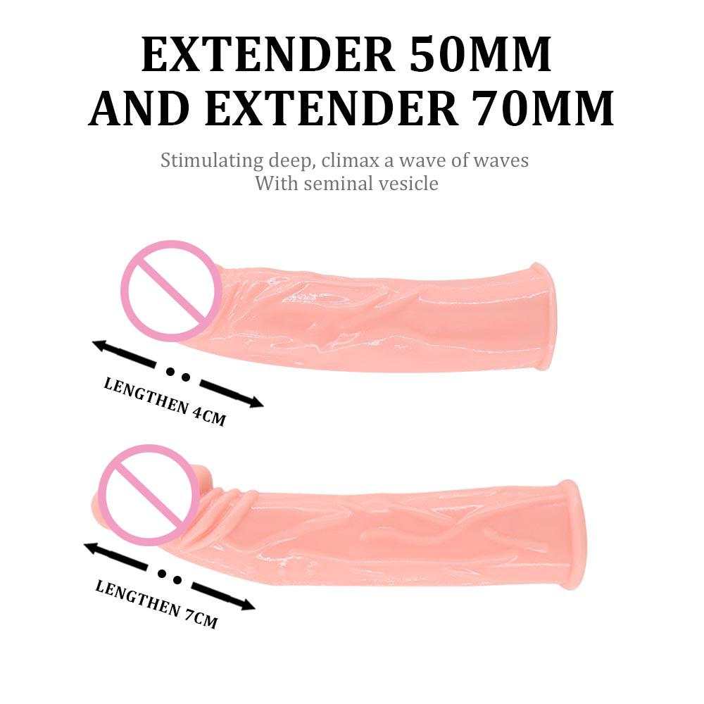 Изображение товара: EXVOID большой пенис рукав g-точка массажный фаллоимитатор увеличить мужчин t многоразовые силиконовые презервативы Секс-игрушки для мужчин петухи расширитель секс-магазин