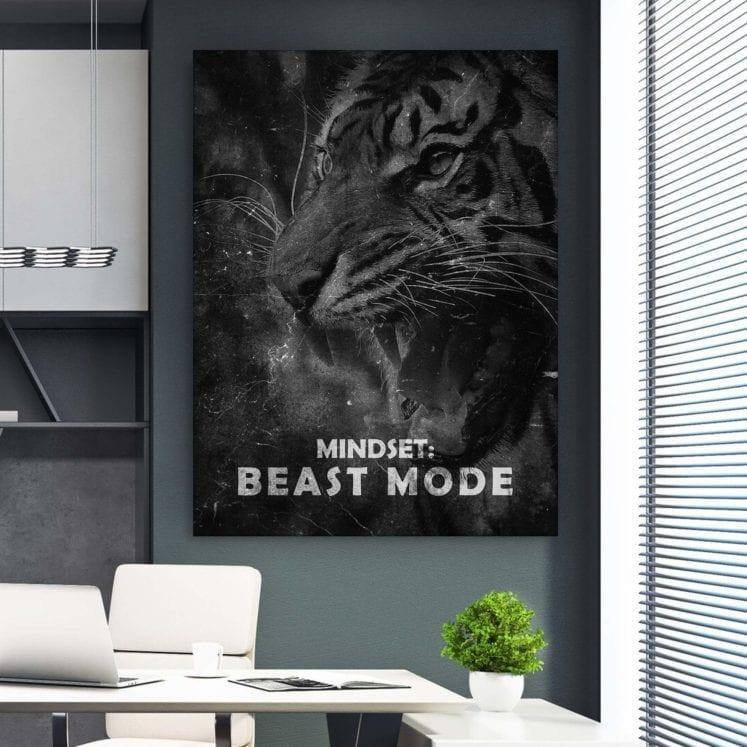 Изображение товара: Картина на холсте с Hd принтом, черный тигр, животное, домашнее украшение, режим зверя, крутые фотографии, постер, настенное искусство для гостиной, художественное оформление