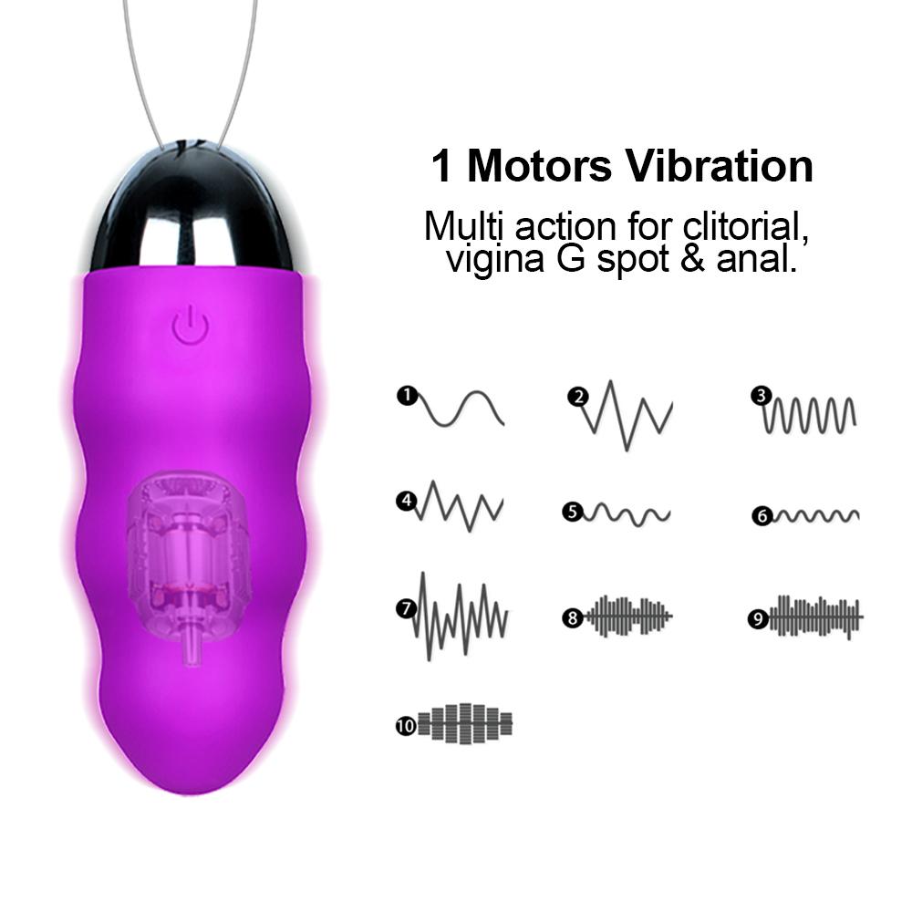 Изображение товара: Женское яйцо с вибрацией, 10 скоростей, USB, перезаряжаемые, секс-игрушки для женщин, беспроводной вибратор для клитора, пульт дистанционного управления, игрушки для взрослых, секс-шоп