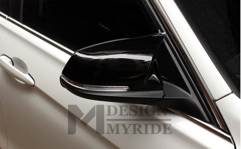 Изображение товара: Черный глянец Зеркало заднего вида покрытия для BMW F20 F21 F22 F30 F32 F36 X1 F87 M3 2012 2013 2014 2015 2016 2017