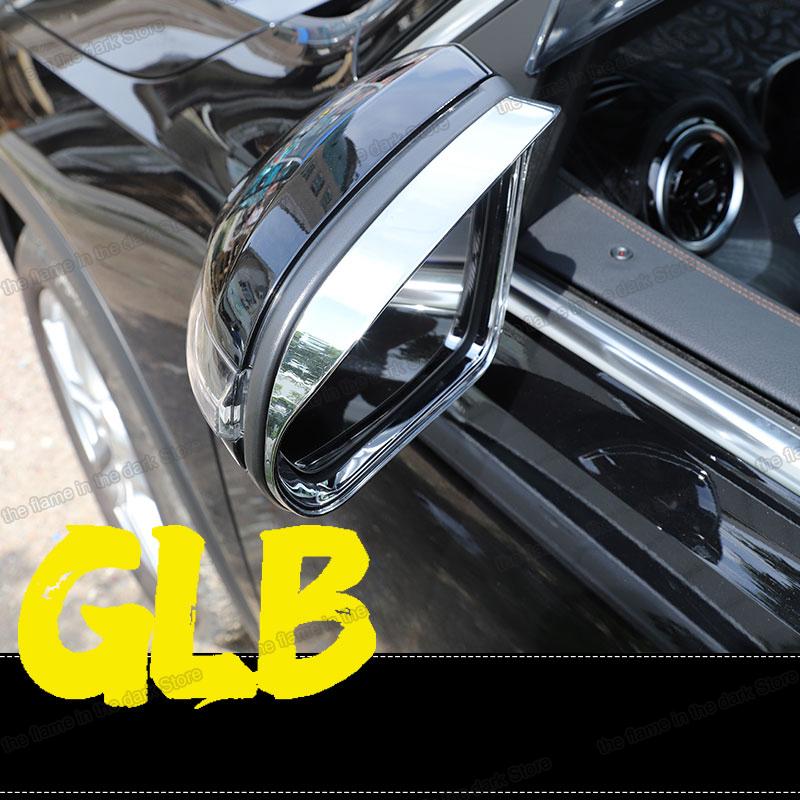 Изображение товара: Lsrtw2017 карбоновая рамка для автомобиля заднего вида, защита от дождя, отделка заднего зеркала для Mercedes Benz Glb 200 180 250 2019 2020 2021 X247