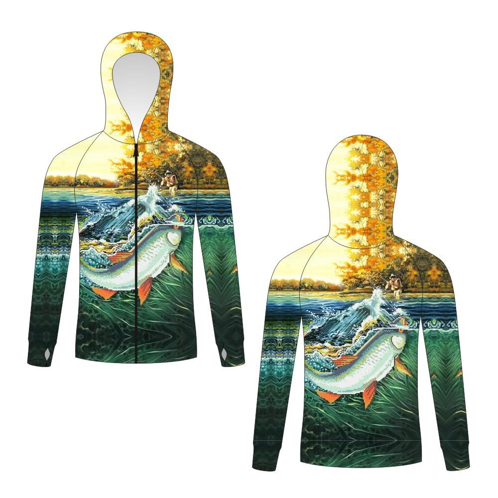 Изображение товара: Одежда для защиты от солнца, костюмы для рыбалки, стильные пересекающие границы, оптовая продажа, модная дышащая быстросохнущая Рыбалка Cn (происхождение)
