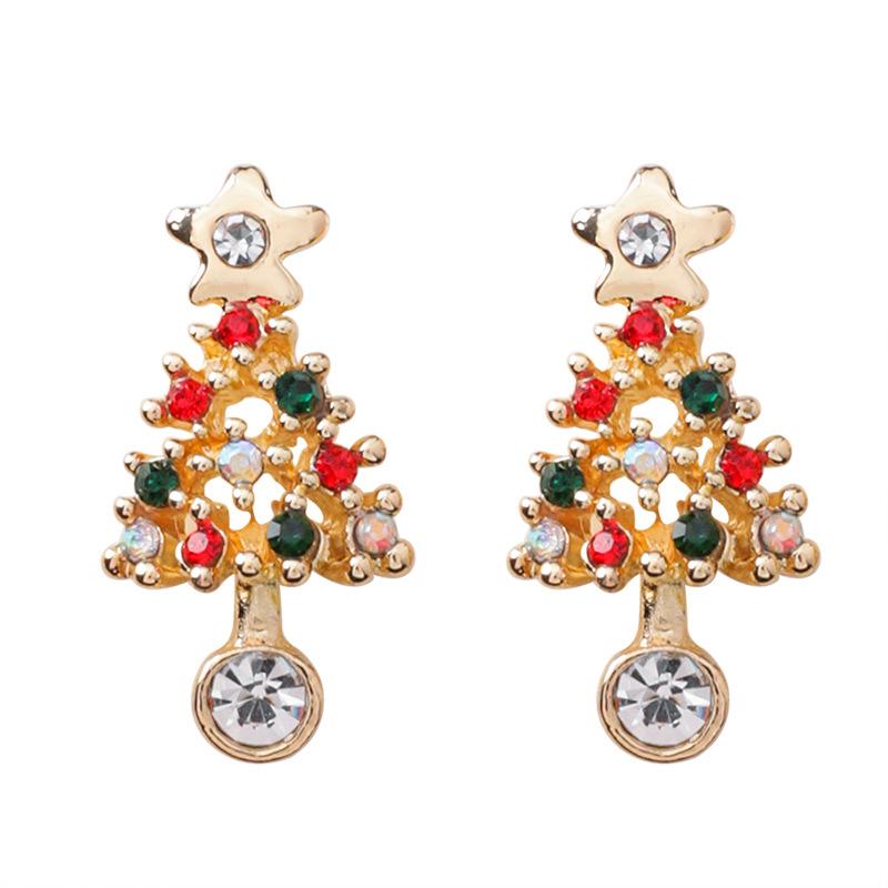 Изображение товара: Women Christmas Hook Drop Dangle Earring Christmas Santa Claus Red Socking Eardrop Christmas Jewelry Party Gifts Navidad 2020