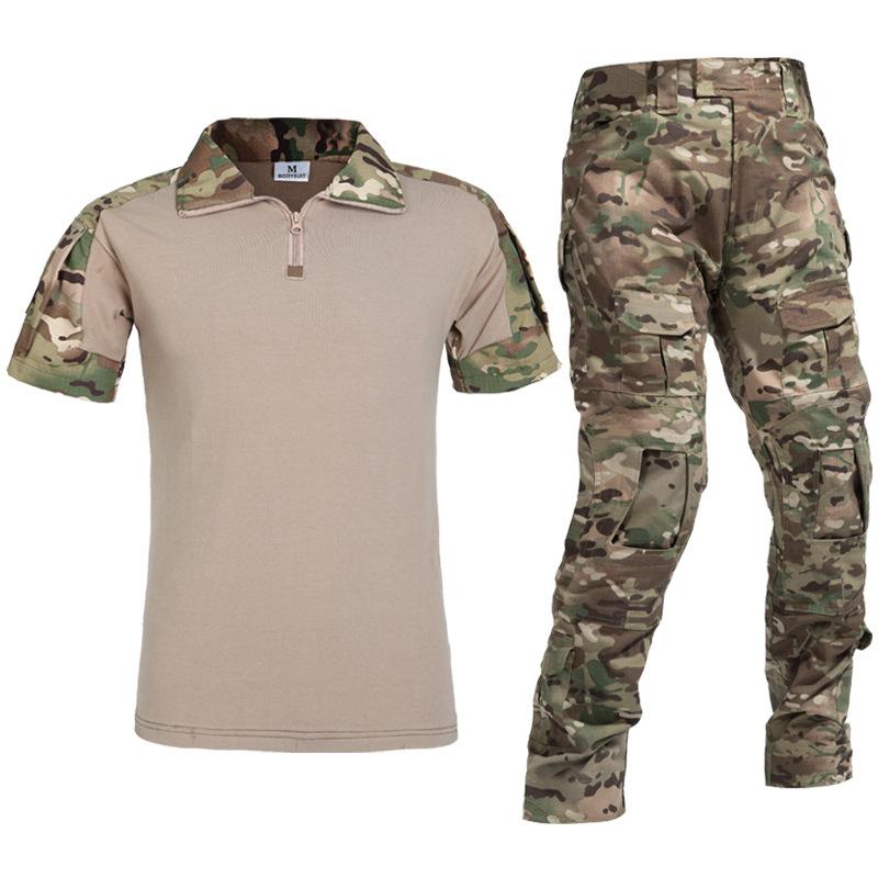 Изображение товара: Тактическая Военная Униформа спецназ, искусственная боевая одежда для пейнтбола, Мужская Боевая рубашка, брюки без подушечек
