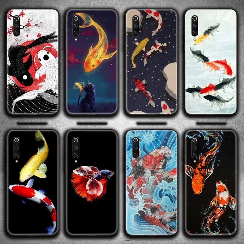 Изображение товара: Koi Fish Phone Case for Xiaomi Mi Note 10 Lite Mi 9T Pro xiaomi 10 10 CC9 Pro