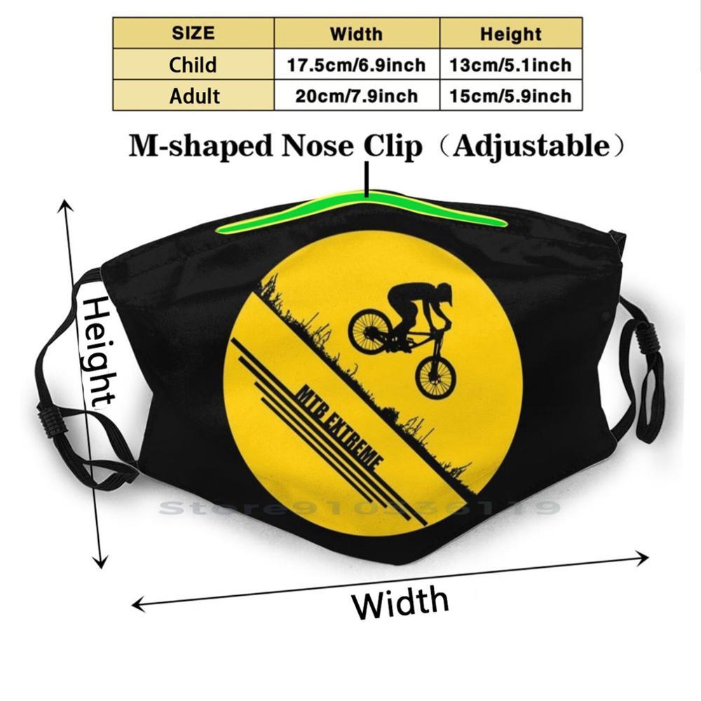 Изображение товара: Горный велосипед Extreme горные печати многоразовый Pm2.5 фильтр DIY маска для лица для детей горный велосипед кроссовки для бега Приключения