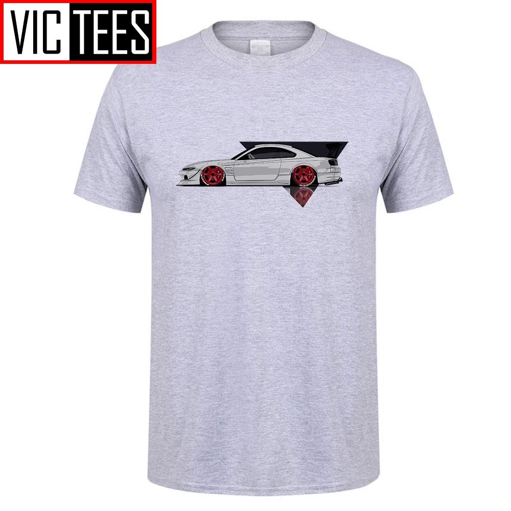 Изображение товара: Мужская футболка JDM Datsun Silvia S15, Мужская 100% хлопковая Футболка с принтом автомобиля, футболка, Мужская забавная футболка, Молодежный подарок для мальчиков