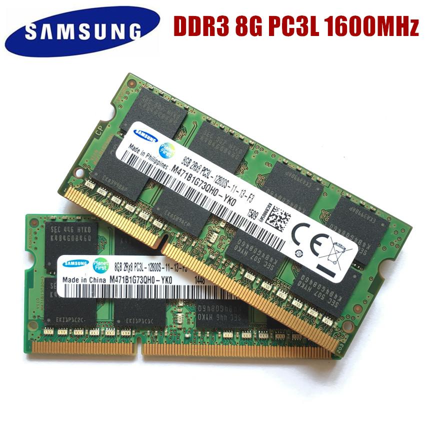 Изображение товара: Samsung RAM PC3L-12800S DDR3L 1600 МГц 2 ГБ 4 ГБ 8 ГБ 1,35 в модуль памяти для ноутбука SODIMM DDR3 RAM