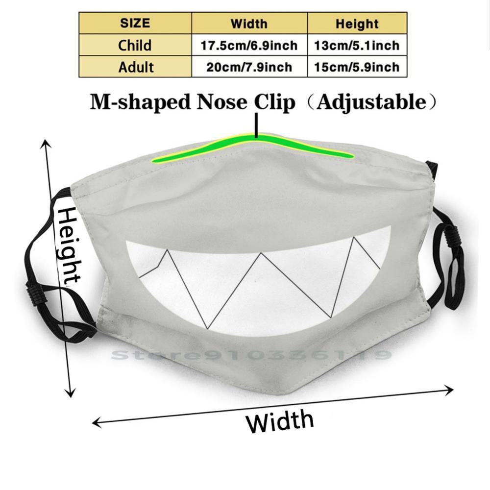 Изображение товара: Акула маска для лица на дизайн анти-Пылевой фильтр смываемая маска для лица вампира уход за кожей лица зубы акулы