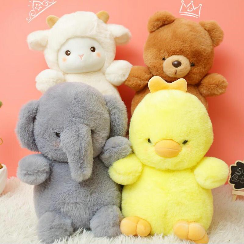 Изображение товара: Мягкая Плюшевая Кукла в виде слона, ягненка, мягкая, длинная, плюшевый бурый медведь Чик, Детская Успокаивающая кукла игрушки для детей