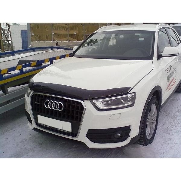 Изображение товара: Дефлектор капота темный  audi q3 2011-2018, nld.saudq31112 (ауди ку3)