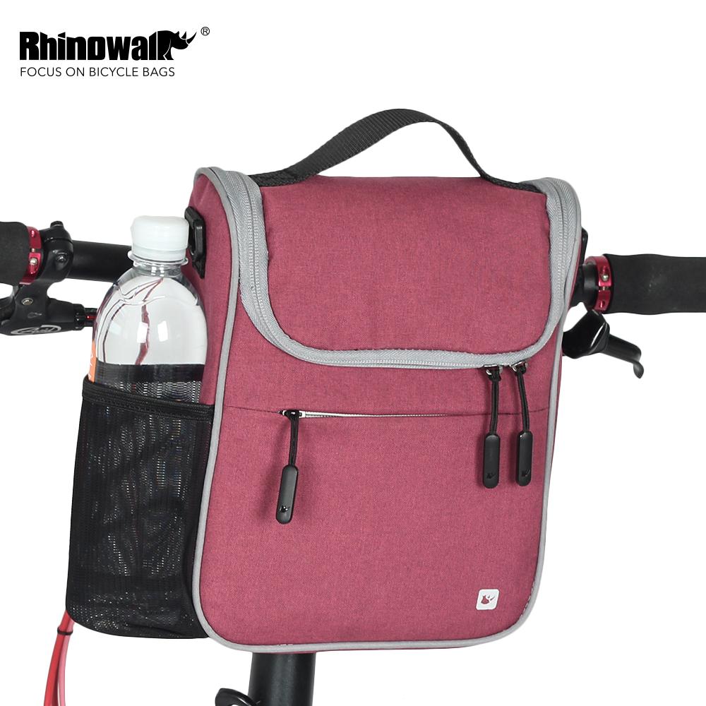 Изображение товара: Сумка для велосипеда с креплением спереди, складной рюкзак для электрического велосипеда, многофункциональная сумка для хранения, походные спортивные сумки для велосипеда