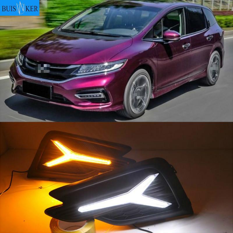 Изображение товара: Светодиодные дневные ходовые огни светильник тумана светильник в сборе белый Цвет для Honda Jade 2017-2020