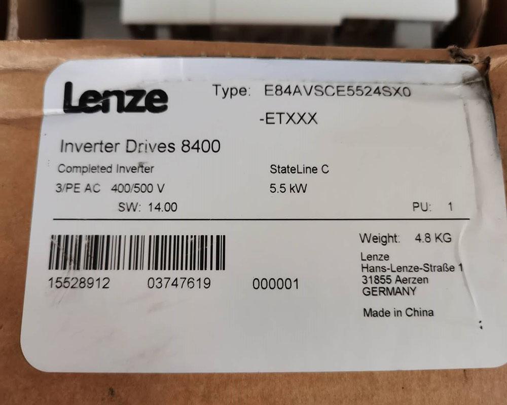 Изображение товара: LENZE инвертор E84AVSCE5524SX0 пятно запас E84AVSCE5524SX0-ETXXX абсолютно новый