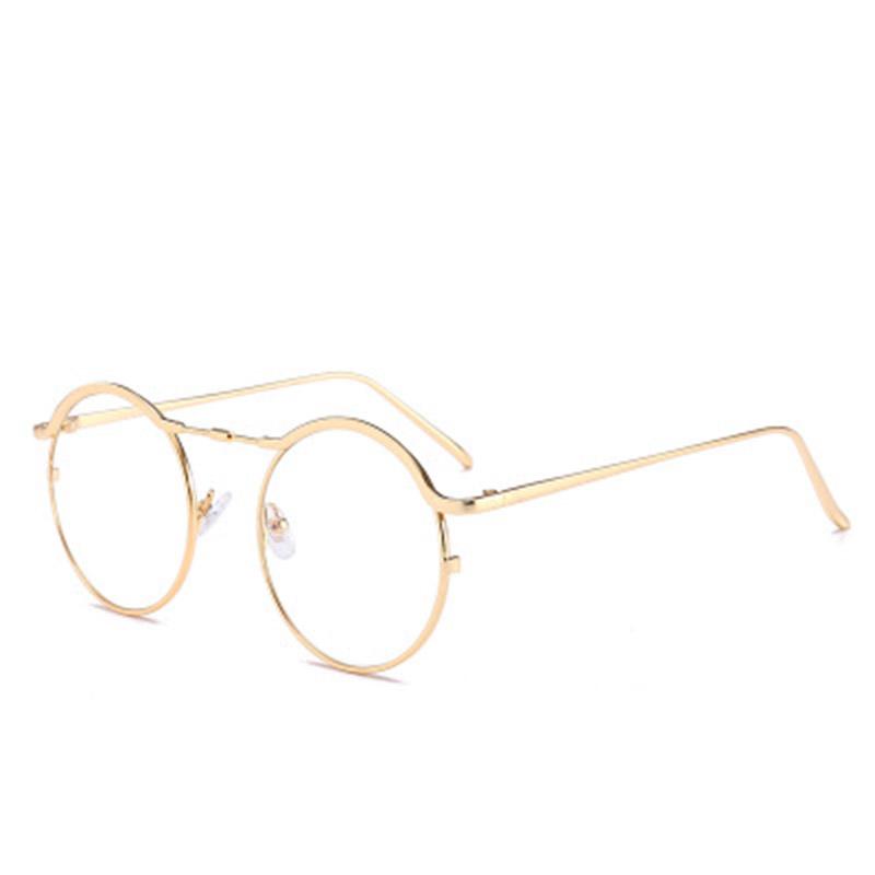 Изображение товара: Унисекс, круглые очки, женские, мужские, женские, оптические очки, оправа, прозрачные линзы, близорукие очки, оправа, ретро очки