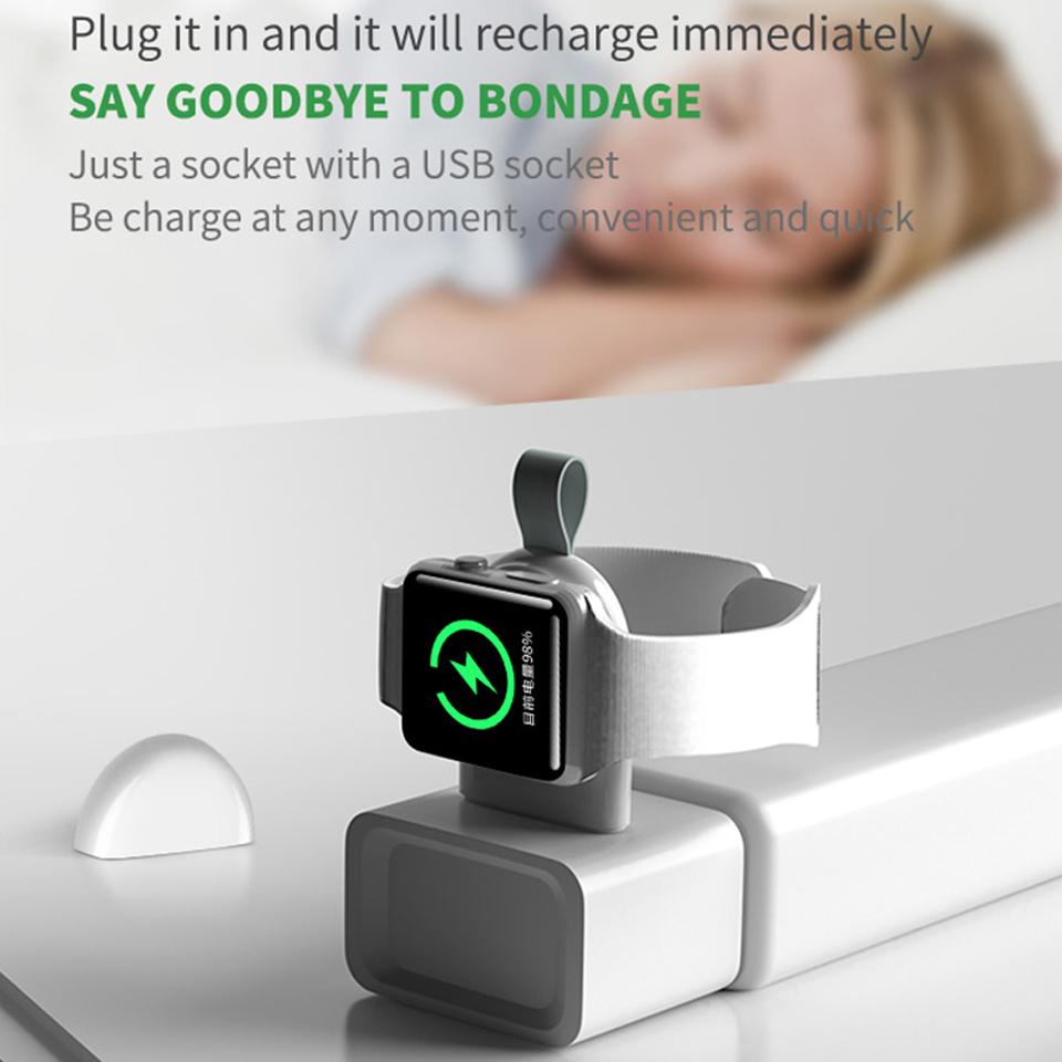 Изображение товара: Портативное беспроводное зарядное устройство для Apple Watch 7 6 5 4 3 SE