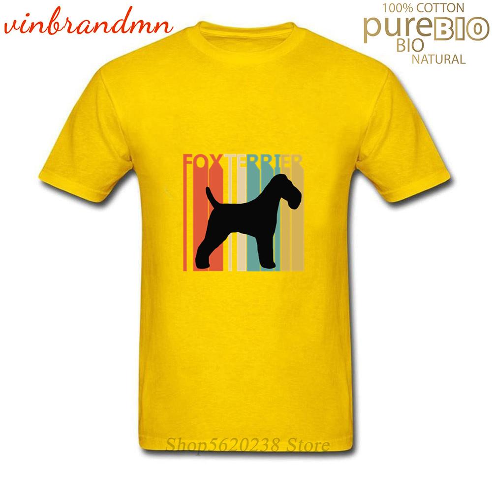 Изображение товара: Подарочная футболка с изображением владельца собаки лисы терьера, стильные футболки с изображением собаки, летние хлопковые футболки с круглым вырезом, Camiseta Hombre, подарок, одежда