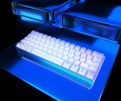 Изображение товара: Беспроводная bluetooth металлическая механическая клавиатура из алюминиевого сплава подходит для игр, бизнеса и офиса