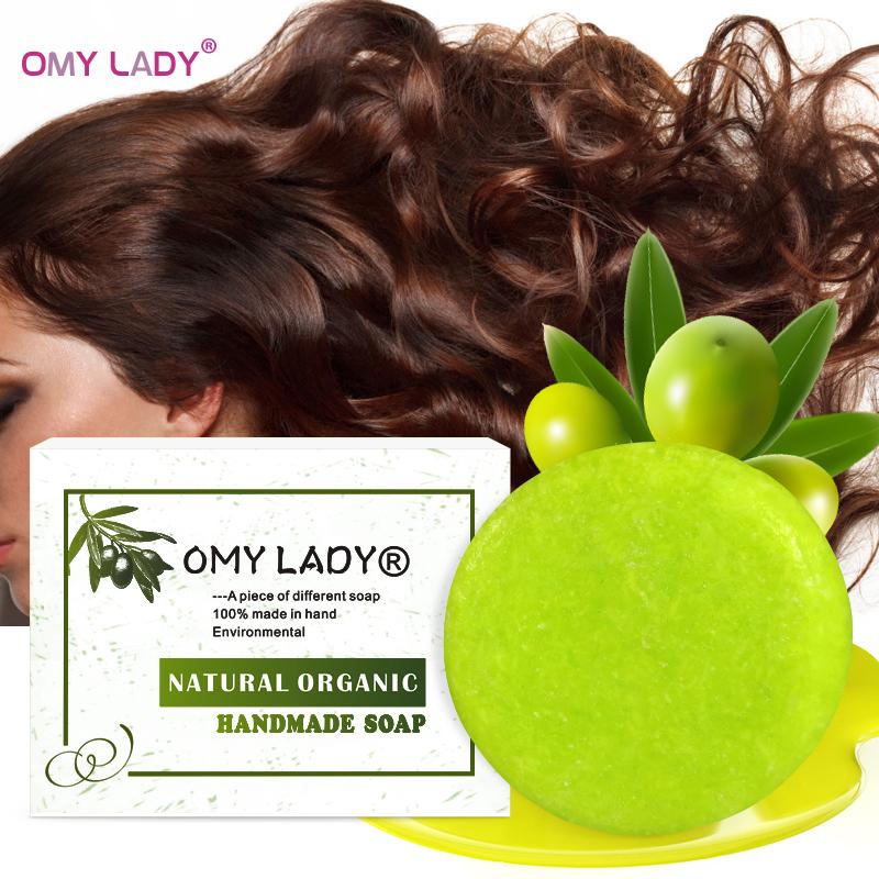 Изображение товара: OMY LADY 100% чистый натуральный шампунь ручной работы мыло оливковое масло эфирное масло холодная обработка против перхоти уход за волосами