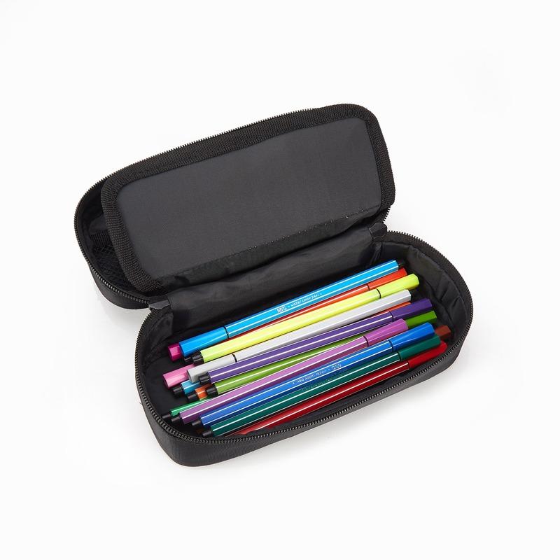 Изображение товара: Холщовый чехол-карандаш Fortnites с открытой боковой молнией, крепость, сумка для ночного карандаша, школьные принадлежности для детей, подарок