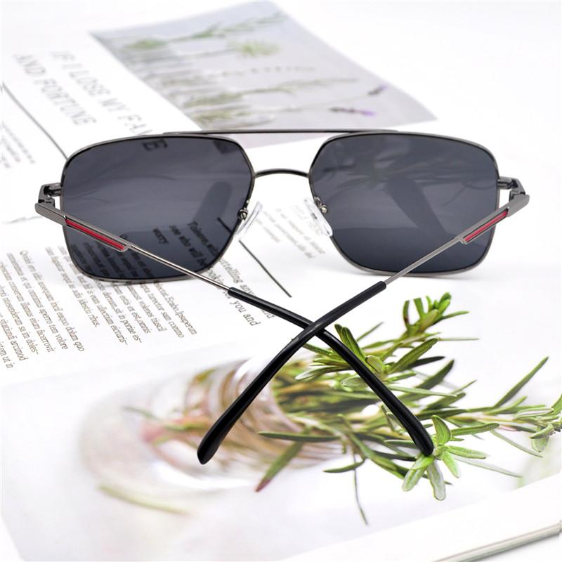 Изображение товара: Солнцезащитные очки Мужские, большие, с черными линзами, UV400