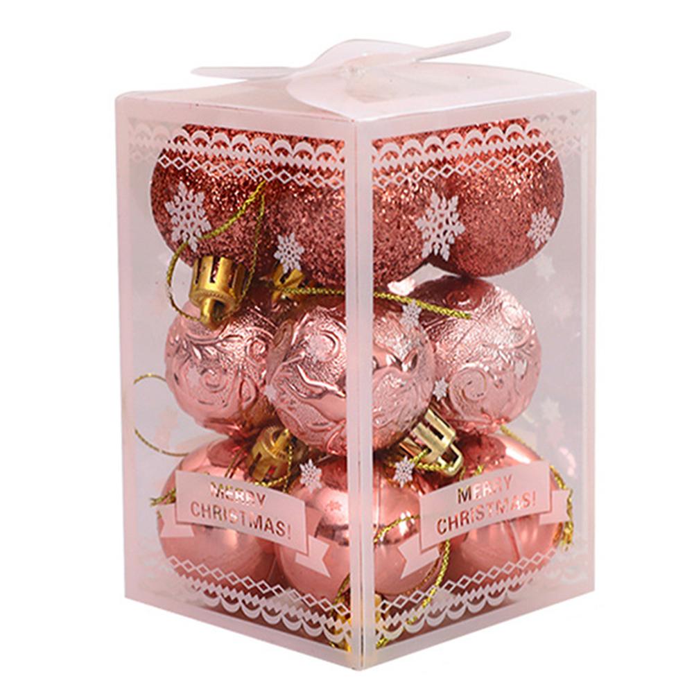 Изображение товара: Декоративные шары для новогодней елки, 12 шт./кор., 4 см