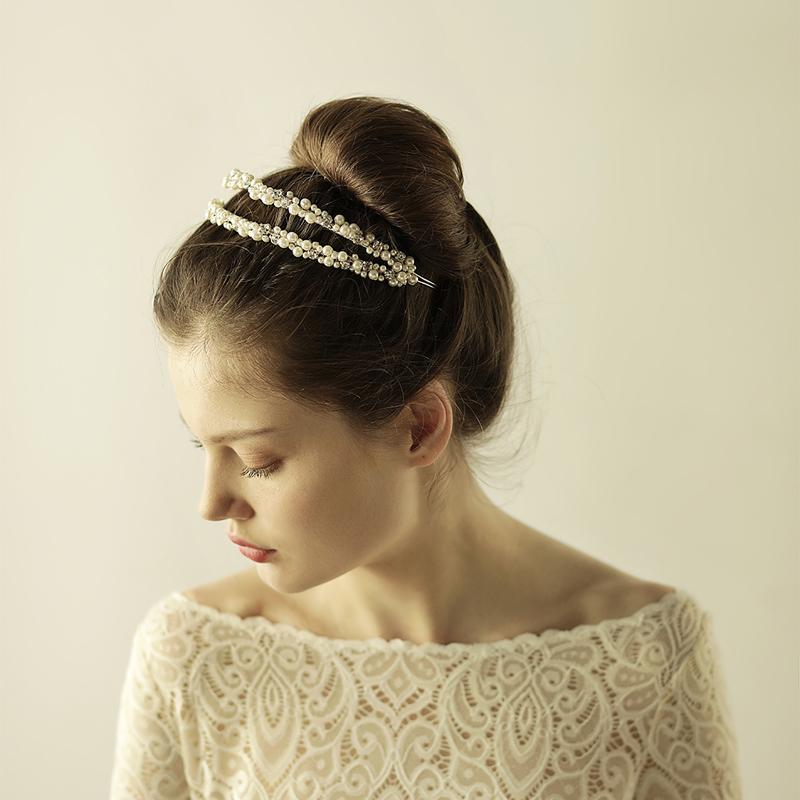 Изображение товара: O863 металлический женский обруч для волос с кристаллами, свадебные аксессуары, роскошный винтажный Модный аксессуар, свадебная корона и Тиара