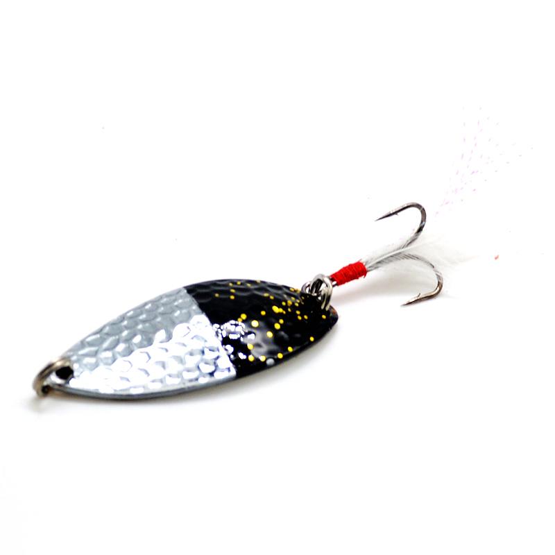 Изображение товара: Блесна рыболовная металлическая, 2 шт., с тройными крючками, снасти для ловли окуня
