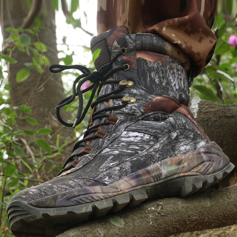 Изображение товара: Уличная тактическая спортивная мужская обувь, водонепроницаемая походная обувь, мужские уличные зимние охотничьи ботинки, горная обувь, мужские армейские ботинки