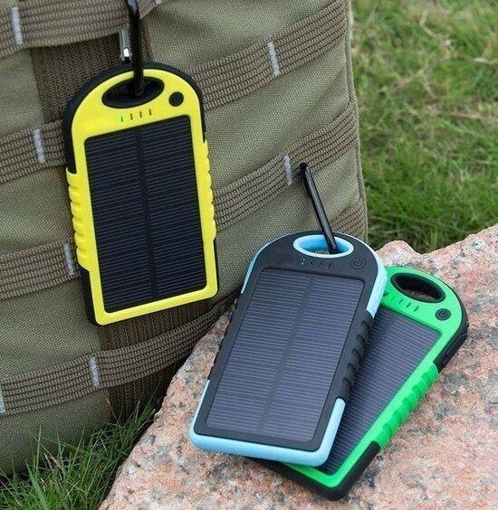 Изображение товара: Bateria externa Cargador portatil Solar 5000 мАч Power Bank para movil tablet