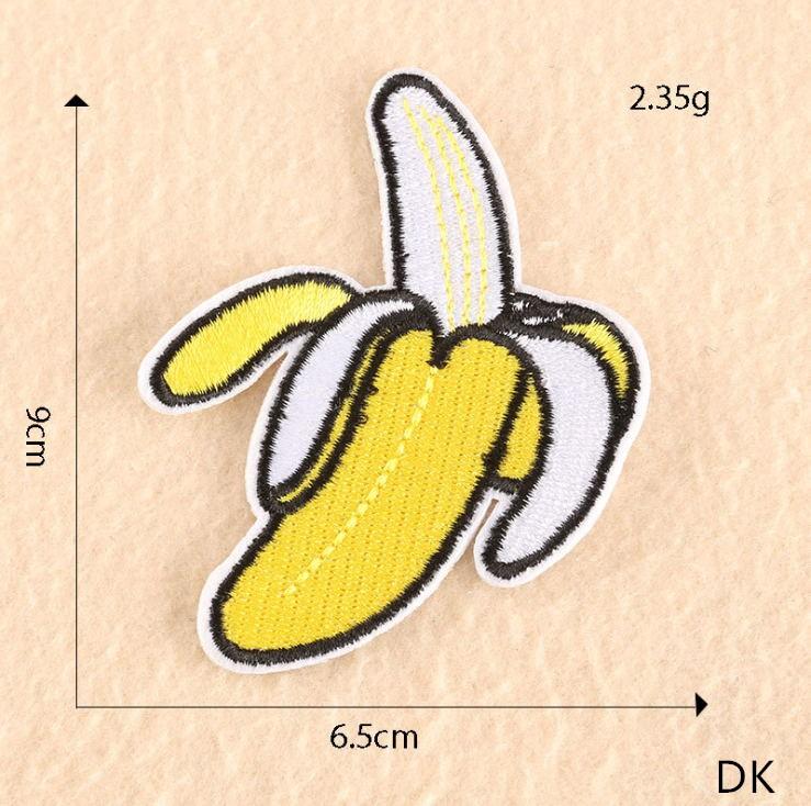 Изображение товара: Новое поступление 10 шт. фрукты вышитые патчи железные на пришить Джинсы Пальто футболка сумка обувь головные уборы Декор ремонт мотив эмблема аксессуар