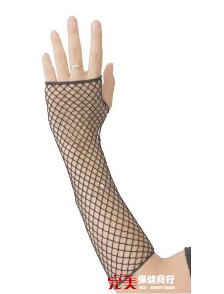 Изображение товара: Сексуальные аксессуары черные сетчатые перчатки Соблазнительные сетчатые перчатки