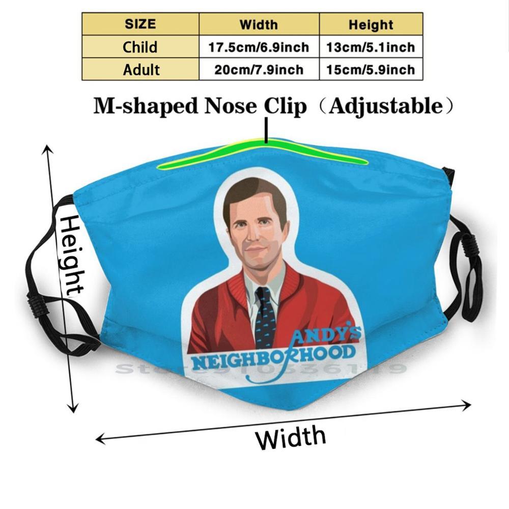 Изображение товара: Многоразовая маска для рта Andy Beshear Andy'S neighborn Print Pm2.5 с фильтром DIY для детей Andy Beshear