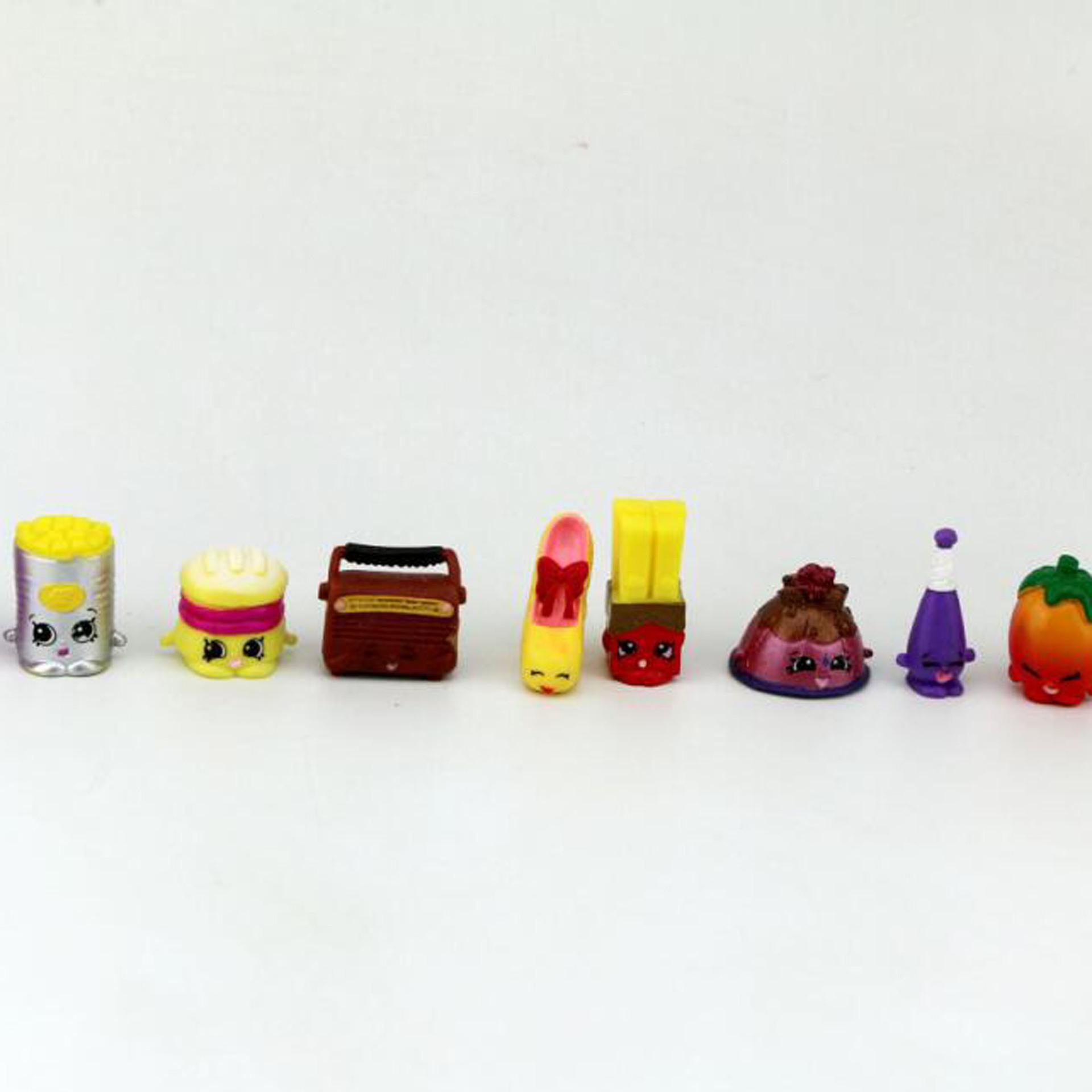 Изображение товара: Случайные 20 шт торговые тележки Аниме Фигурки игрушки модель редкая коллекция подарок образование мальчики и девочки игрушки Супермаркет игрушки