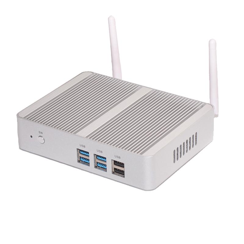 Изображение товара: Новый мини-ПК без вентилятора i3 4010y i5 4200y Бесплатная доставка 3 года гарантии Wi-Fi HTPC