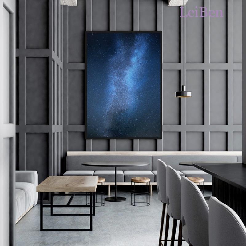 Изображение товара: Настенная Картина на холсте в скандинавском стиле, настенный постер с изображением Вселенной, молочного пути, галактики, домашний декор для гостиной и спальни