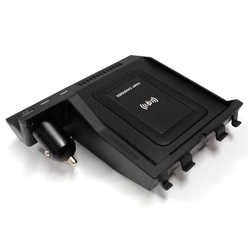 Изображение товара: Автомобильное QI Беспроводное зарядное устройство для телефона, зарядный чехол, аксессуары для Mercedes Benz AMG C63 GLC C Class 2015-2020