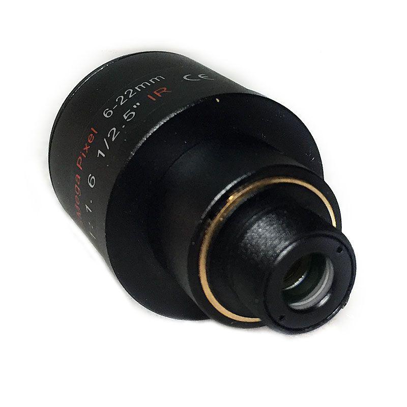 Изображение товара: Объектив CCTV 1/2.5 дюймов 6-22 мм 5MP M12 крепление с переменным фокусным расстоянием F1.6 для 4MP/5MP CMOS/CCD Датчик Безопасности IP/AHD камера