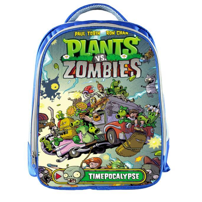 Изображение товара: Новый Школьный Рюкзак Plants vs Zombies для девочек и мальчиков, школьные сумки для учеников начальной школы, детские рюкзаки с рисунками из мультфильмов