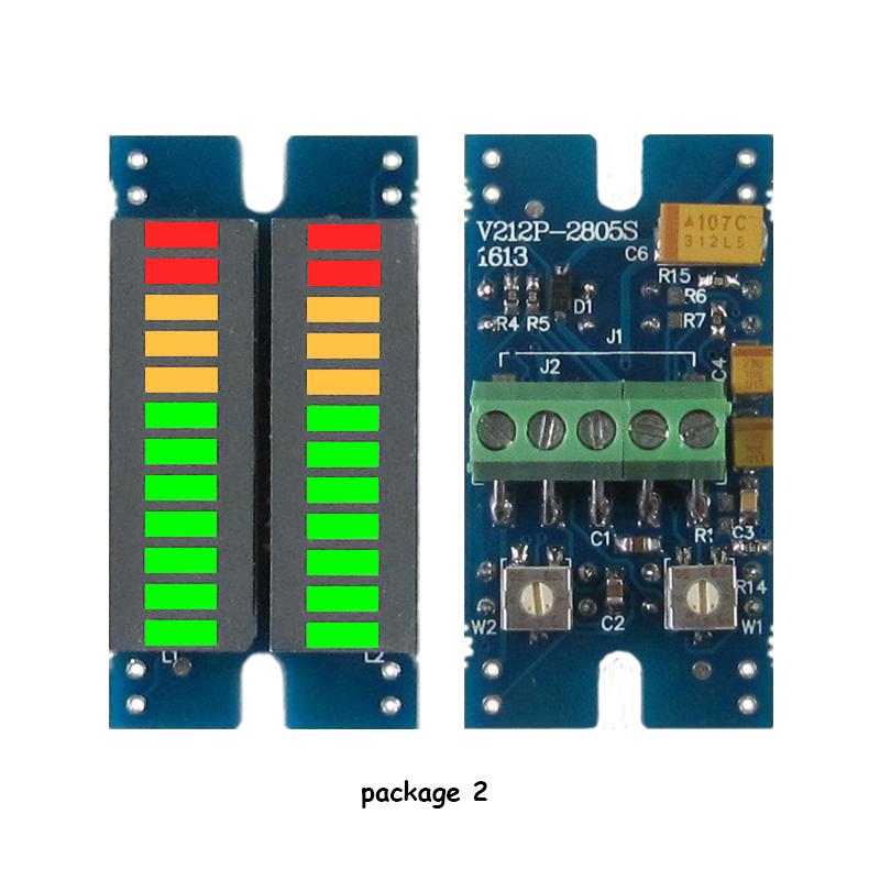 Изображение товара: Двухканальный светодиодный музыкальный индикатор, 2*12 сегментов, 5 в пост. Тока