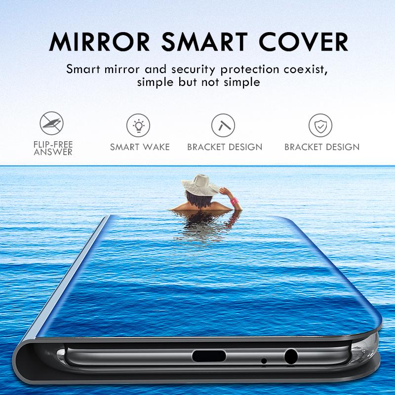Изображение товара: Умный зеркальный чехол для телефона для Samsung Galaxy A10S A20S A30S A40S A50S M30S A6S A8S A90 5G C8 J5 J7 Prime J2 Core Note 10, 8, 9, на возраст 3, 4, 5